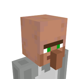 Thumbnail of the Minecraft Bedrock Marketplace product Classic Villager Head created by 100Media.