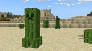 Screenshot of the Minecraft Bedrock Marketplace product Creeper Expansion created by 100Media.