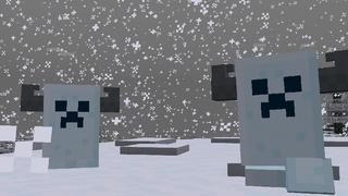 Screenshot of the Minecraft Bedrock Marketplace product Creeper Expansion created by 100Media.