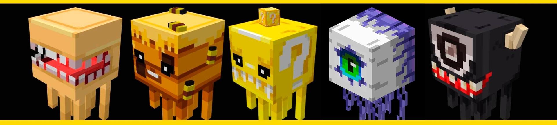 Panorama of the Minecraft Bedrock Marketplace product Ghast Expansion Add-On created by 100Media.