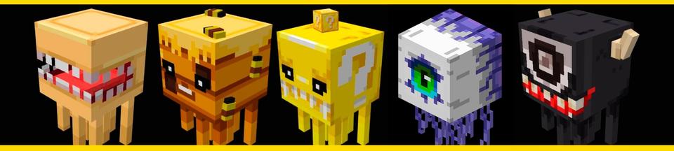 Panorama of the Minecraft Bedrock Marketplace product Ghast Expansion Add-On created by 100Media.