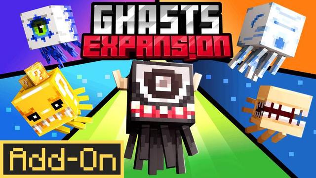 Thumbnail of the Minecraft Bedrock Marketplace product Ghast Expansion Add-On created by 100Media.