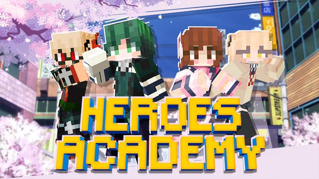 Thumbnail of the Minecraft Bedrock Marketplace product Heroes academy created by 100Media.