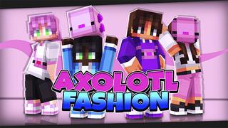Thumbnail of the Minecraft Bedrock Marketplace product Axolotl Fashion created by 2-Tail Productions.