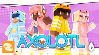 Thumbnail of the Minecraft Bedrock Marketplace product Axolotls created by 2-Tail Productions.