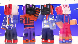Thumbnail of the Minecraft Bedrock Marketplace product Bunny Masks created by 2-Tail Productions.