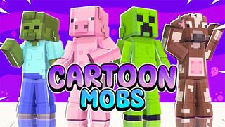 Thumbnail of the Minecraft Bedrock Marketplace product Cartoon Mobs created by 2-Tail Productions.