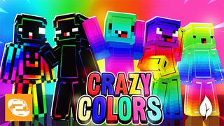 Thumbnail of the Minecraft Bedrock Marketplace product Crazy Colors created by 2-Tail Productions.
