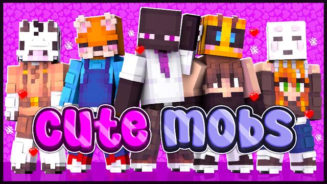 Thumbnail of the Minecraft Bedrock Marketplace product Cute Mobs created by 2-Tail Productions.