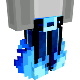 Thumbnail of the Minecraft Bedrock Marketplace product Cyan Flame Pants created by 2-Tail Productions.