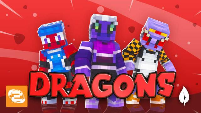 Thumbnail of the Minecraft Bedrock Marketplace product Dragons created by 2-Tail Productions.