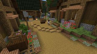 Screenshot of the Minecraft Bedrock Marketplace product Fishing Gives OP Loot created by 2-Tail Productions.