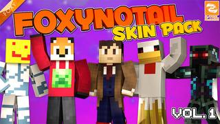 Thumbnail of the Minecraft Bedrock Marketplace product FoxyNoTail Skin Pack Vol.1 created by 2-Tail Productions.