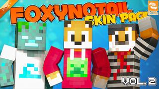 Thumbnail of the Minecraft Bedrock Marketplace product FoxyNoTail Skin Pack Vol. 2 created by 2-Tail Productions.