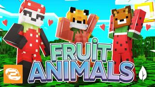 Thumbnail of the Minecraft Bedrock Marketplace product Fruit Animals created by 2-Tail Productions.