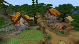 Screenshot of the Minecraft Bedrock Marketplace product Giant Weapons created by 2-Tail Productions.