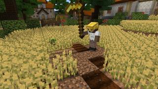 Screenshot of the Minecraft Bedrock Marketplace product Giant Weapons created by 2-Tail Productions.