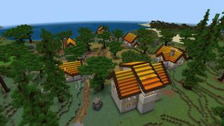 Screenshot of the Minecraft Bedrock Marketplace product Giant Weapons created by 2-Tail Productions.