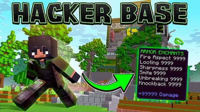 Thumbnail of the Minecraft Bedrock Marketplace product Hacker Base created by 2-Tail Productions.