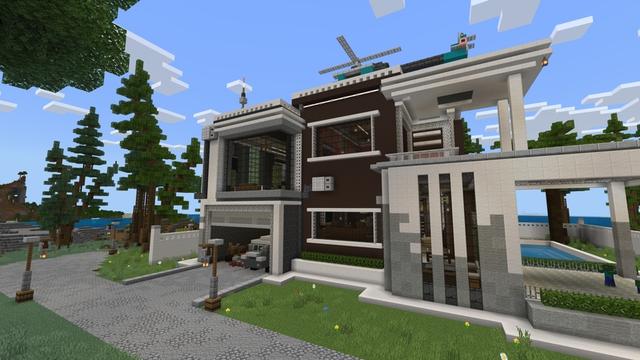 Screenshot of the Minecraft Bedrock Marketplace product Hacker Bunker created by 2-Tail Productions.