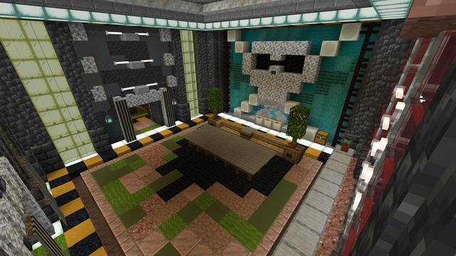 Screenshot of the Minecraft Bedrock Marketplace product Hacker Bunker created by 2-Tail Productions.