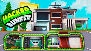 Thumbnail of the Minecraft Bedrock Marketplace product Hacker Bunker created by 2-Tail Productions.