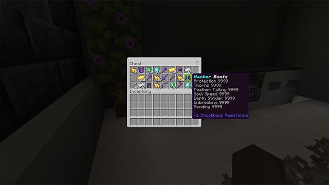 Screenshot of the Minecraft Bedrock Marketplace product Hacker Mansion created by 2-Tail Productions.