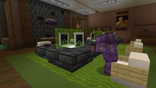 Screenshot of the Minecraft Bedrock Marketplace product Hacker Secret Base created by 2-Tail Productions.