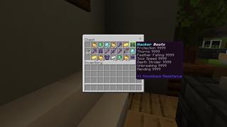 Screenshot of the Minecraft Bedrock Marketplace product Hacker Secret Base created by 2-Tail Productions.