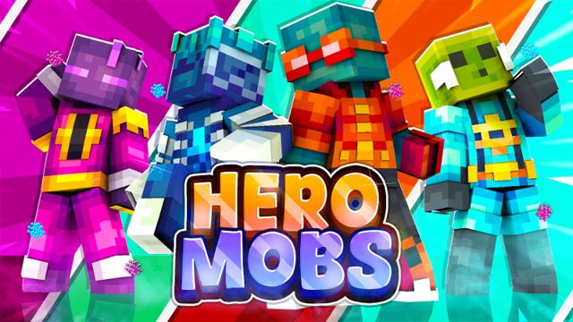 Thumbnail of the Minecraft Bedrock Marketplace product Hero Mobs created by 2-Tail Productions.