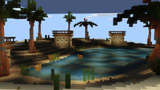 Screenshot of the Minecraft Bedrock Marketplace product Layer Survival created by 2-Tail Productions.