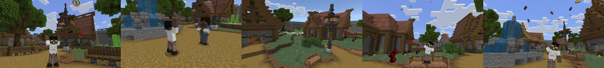 Panorama of the Minecraft Bedrock Marketplace product Loot Rain created by 2-Tail Productions.