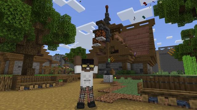 Screenshot of the Minecraft Bedrock Marketplace product Loot Rain created by 2-Tail Productions.