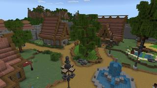 Screenshot of the Minecraft Bedrock Marketplace product Loot Rain created by 2-Tail Productions.