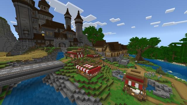 Screenshot of the Minecraft Bedrock Marketplace product Lucky Airdrops created by 2-Tail Productions.