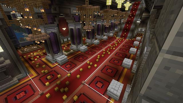Screenshot of the Minecraft Bedrock Marketplace product Lucky Blocks created by 2-Tail Productions.