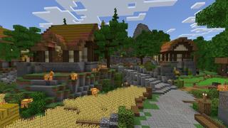 Screenshot of the Minecraft Bedrock Marketplace product Lucky Mobs created by 2-Tail Productions.