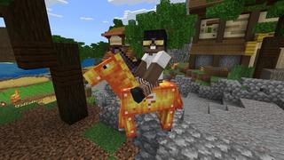 Screenshot of the Minecraft Bedrock Marketplace product Lucky Mobs created by 2-Tail Productions.