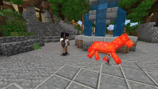 Screenshot of the Minecraft Bedrock Marketplace product Lucky Mobs created by 2-Tail Productions.