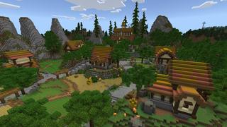 Screenshot of the Minecraft Bedrock Marketplace product Lucky Mobs created by 2-Tail Productions.