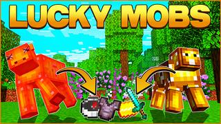 Thumbnail of the Minecraft Bedrock Marketplace product Lucky Mobs created by 2-Tail Productions.