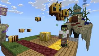 Screenshot of the Minecraft Bedrock Marketplace product Lucky Oneblock created by 2-Tail Productions.