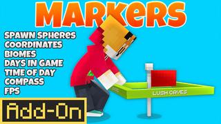 Thumbnail of the Minecraft Bedrock Marketplace product Markers Pack created by 2-Tail Productions.