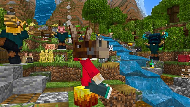 Screenshot of the Minecraft Bedrock Marketplace product Mob Heads created by 2-Tail Productions.