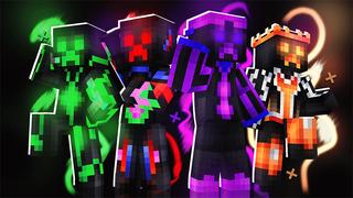 Thumbnail of the Minecraft Bedrock Marketplace product Neon Creepers created by 2-Tail Productions.