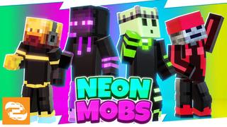 Thumbnail of the Minecraft Bedrock Marketplace product Neon Mobs created by 2-Tail Productions.