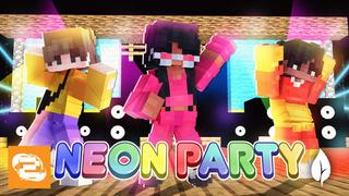 Thumbnail of the Minecraft Bedrock Marketplace product Neon Party created by 2-Tail Productions.
