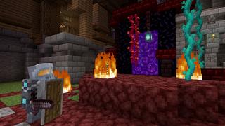 Screenshot of the Minecraft Bedrock Marketplace product Noob vs Pro : Castle Edition created by 2-Tail Productions.