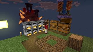 Screenshot of the Minecraft Bedrock Marketplace product OneBlock created by 2-Tail Productions.