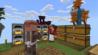 Screenshot of the Minecraft Bedrock Marketplace product OneBlock created by 2-Tail Productions.